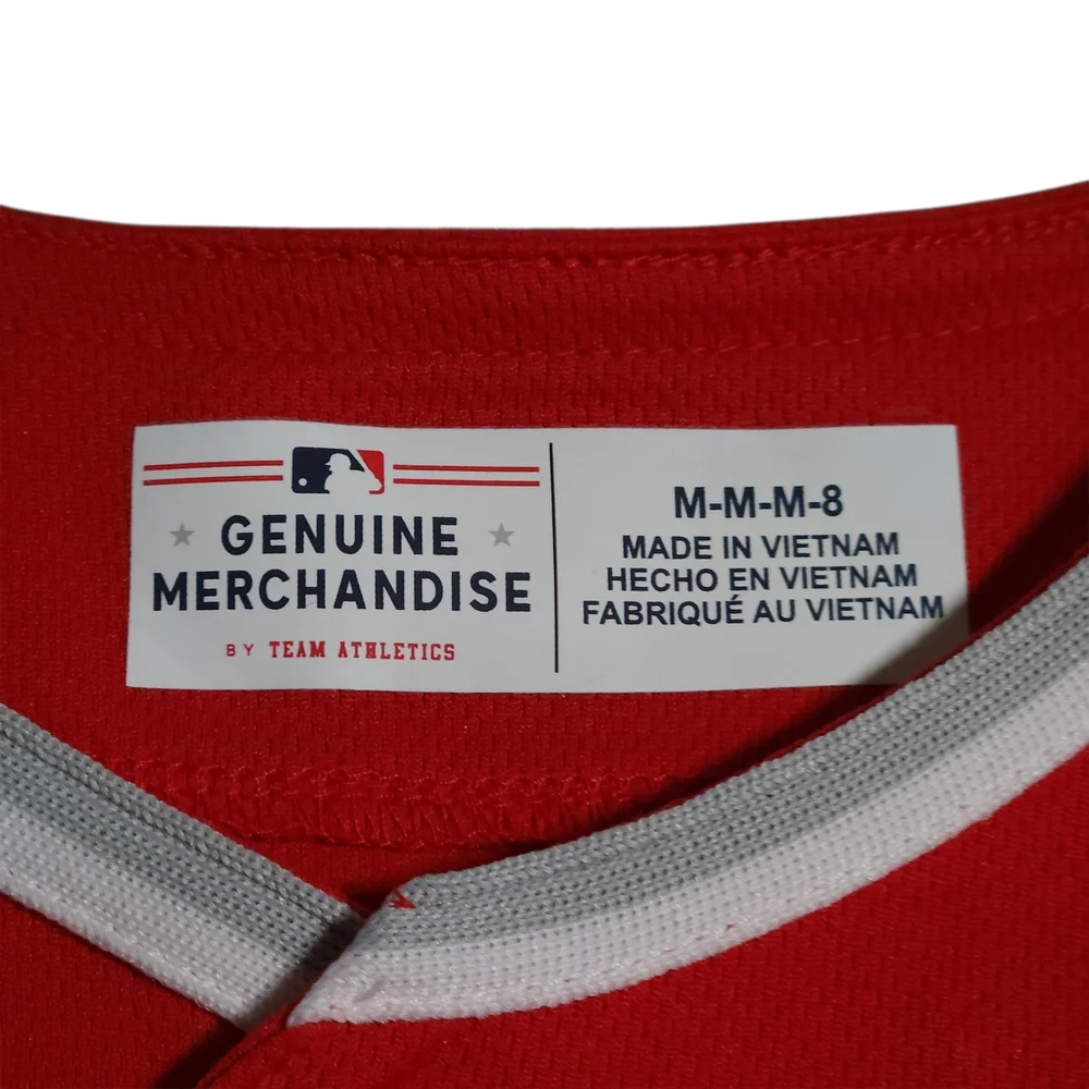 Genuine Merchandise Angels Mike Trout #27 Kids Baseball Jersey - Picture 3 of 4